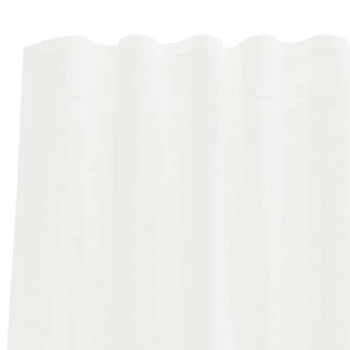 Voile zavjese s petljama 2 kom bijele 140x140 cm - Bijela 140 x 140 cm 1 s petljama Cijena