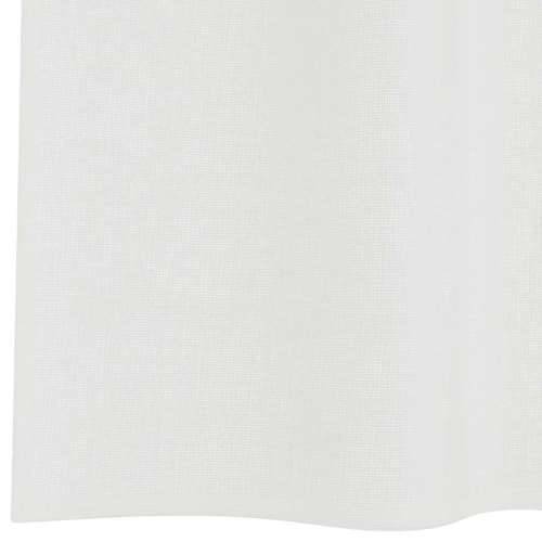 Voile zavjese s petljama 2 kom bijele 140x225 cm - Bijela 140 x 225 cm 1 s petljama Cijena