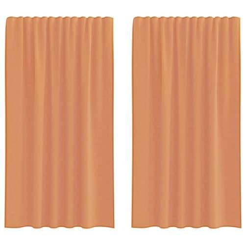 Voile zavjese s petljama 2 kom terakota 140x175 cm - Terakota 140 x 175 cm 1 s petljama Cijena