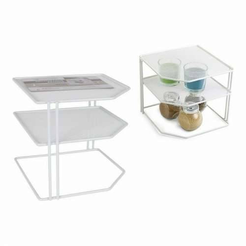 Police Confortime Bijela Metal 23 x 23 x 20 cm Organizator (8 kom.) Cijena