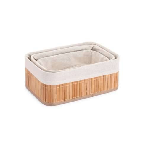 Set Košara Confortime Prirodno Bambus (3 Dijelovi) (6 kom.) Cijena