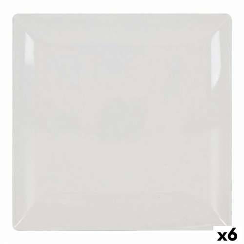 Posuda za Pečenje La Mediterránea Elite Bijela Keramika Kvadratno 30 x 30 x 2,5 cm (6 kom.) Cijena