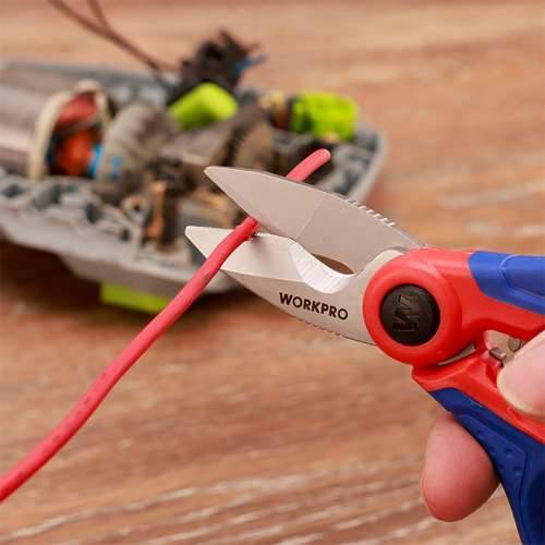 Električarske škare Workpro 16,7 x 8 x 2,8 cm 3 u 1 Cijena