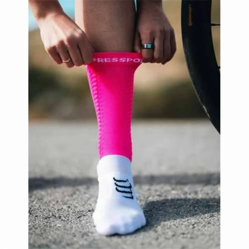 Sportske Čarape Compressport Pro Racing Tamnoružičasta Cijena