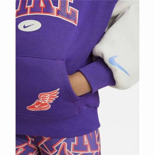Gornji Dio Trenirke s Kapuljačom za Djevojčice Nike Join The Club Violeta Cijena