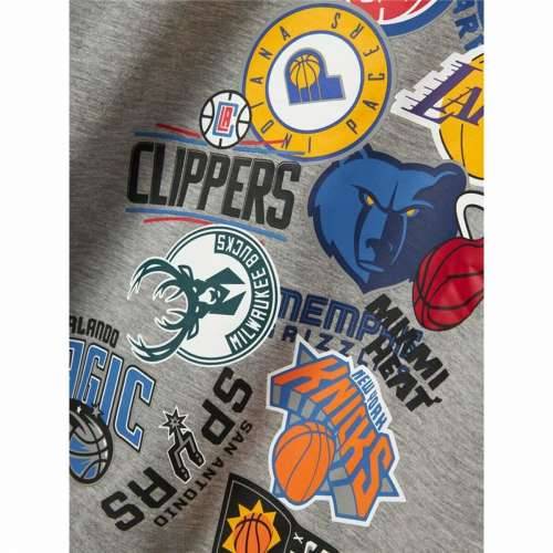 Unisex Majica s Kapuljačom Name It mjusty Nba Wh Unb Ous Siva Cijena