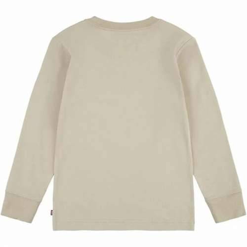 Dječja Majica Dugih Rukava Levi’s Lvb L/S Batwing Bež Cijena