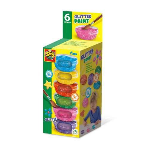 Set za crtanje SES Creative Glitter Gouache (6 kom.) Cijena