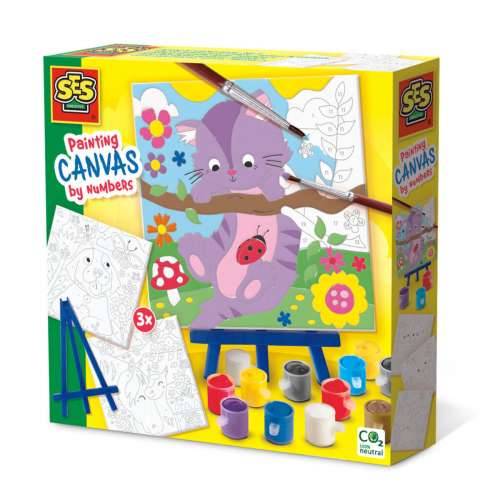 Set za crtanje SES Creative Paint by number on canvas Cijena