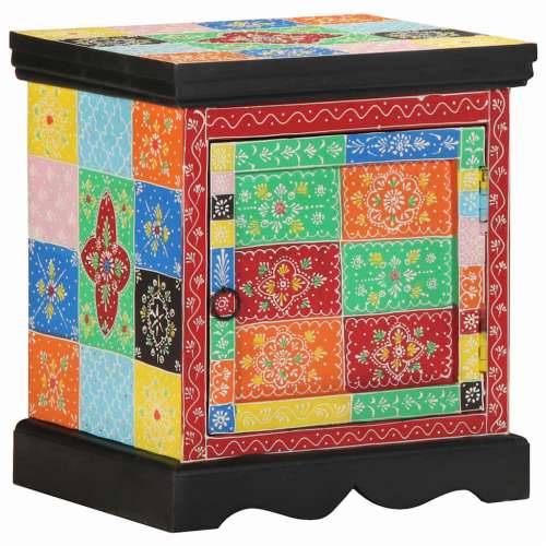 Noćni ormarić 2 kom višebojni 40x35x45 cm Puno drvo Mango - 2 Cijena