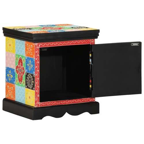 Noćni ormarić 2 kom višebojni 40x35x45 cm Puno drvo Mango - 2 Cijena
