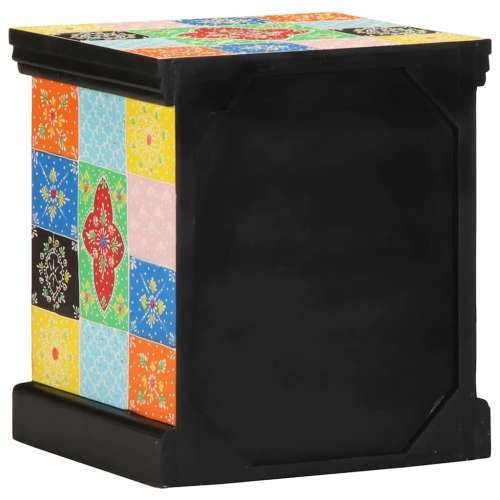 Noćni ormarić 2 kom višebojni 40x35x45 cm Puno drvo Mango - 2 Cijena
