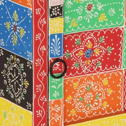 Noćni ormarić 2 kom višebojni 40x35x45 cm Puno drvo Mango - 2 Cijena
