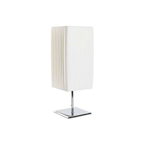 Stolna svjetiljka Home ESPRIT Bijela Srebrna Polietilen Željezo 50 W 220 V 15 x 15 x 43 cm Cijena