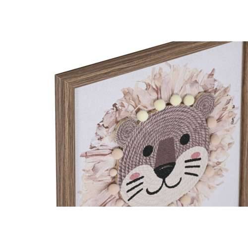 Platno Home ESPRIT Bijela Prirodno Children’s Životinje 30 x 2,6 x 30 cm (3 kom.) Cijena