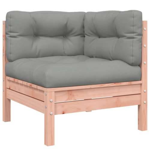 Vrtna garnitura - 4-dijelni set vrtnih sofa s jastucima od duglazije i jelovina - Prirodni douglas 1 Cijena