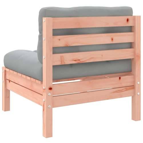 Vrtna garnitura - 4-dijelni set vrtnih sofa s jastucima od duglazije i jelovina - Prirodni douglas 1 Cijena