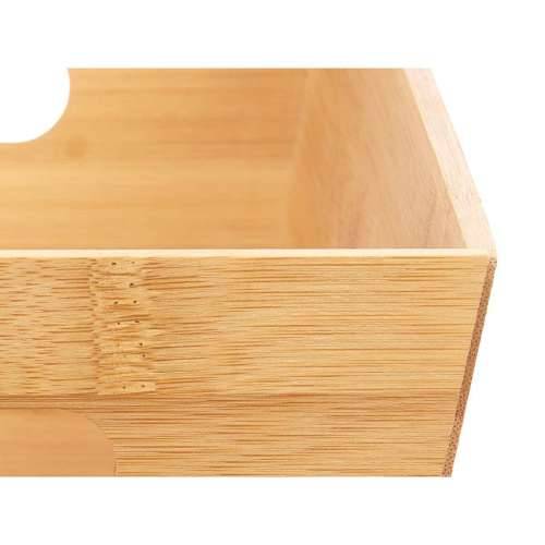 Višenamjenska Košara Kinvara B7656-2515 Prirodno Bambus 15 x 29 x 8,5 cm S ručkama (12 kom.) Cijena