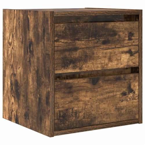 Zidni noćni ormarić boja dimljenog hrasta 38x34x40 cm - Dimljeni hrast 1 Cijena