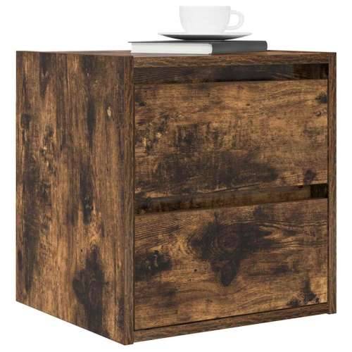 Zidni noćni ormarić boja dimljenog hrasta 38x34x40 cm - Dimljeni hrast 1 Cijena