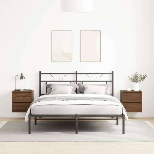 Zidni noćni ormarići 2 kom smeđa boja hrasta 38x34x40 cm - Smeđi hrast 2 Cijena