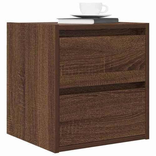 Zidni noćni ormarići 2 kom smeđa boja hrasta 38x34x40 cm - Smeđi hrast 2 Cijena