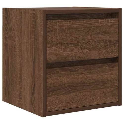 Zidni noćni ormarići 2 kom smeđa boja hrasta 38x34x40 cm - Smeđi hrast 2 Cijena