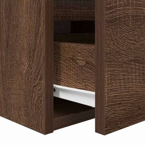 Zidni noćni ormarići 2 kom smeđa boja hrasta 38x34x40 cm - Smeđi hrast 2 Cijena