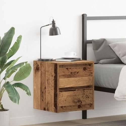 Zidni noćni ormarići 2 kom boja staro drvo 38x34x40 cm - Staro drvo 2 Cijena