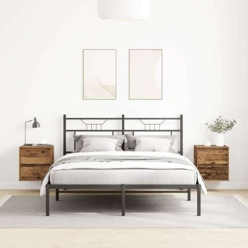Zidni noćni ormarići 2 kom boja staro drvo 38x34x40 cm - Staro drvo 2 Cijena