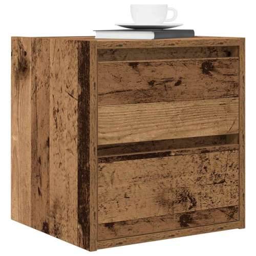 Zidni noćni ormarići 2 kom boja staro drvo 38x34x40 cm - Staro drvo 2 Cijena