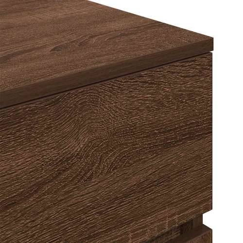 Noćni ormarići s 3 ladice 2 kom smeđi hrast 39x35x65 cm - Smeđi hrast 2 Cijena