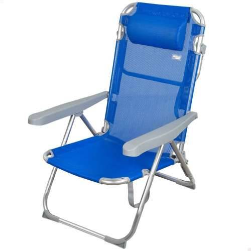 Stolica za za plažu Aktive Sklopiv Plava 48 x 90 x 60 cm (2 kom.) Cijena