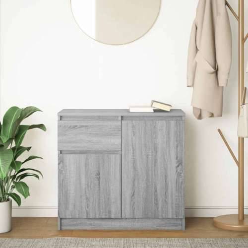 Komoda s ladicom siva sonoma 71x35x65 cm konstruirano drvo - Sivi hrast sonoma 1 Cijena