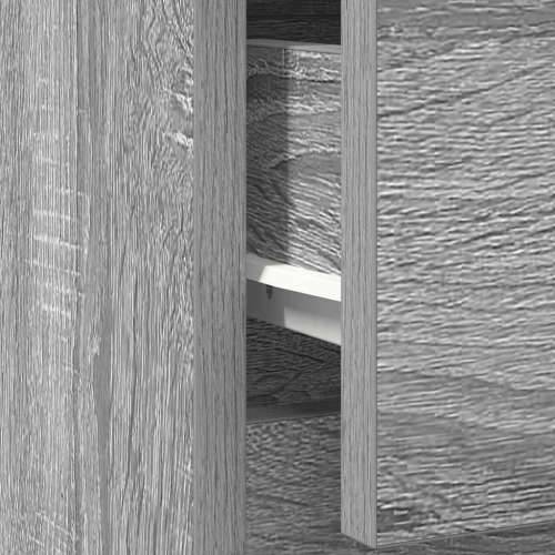 Komoda s ladicom siva sonoma 71x35x65 cm konstruirano drvo - Sivi hrast sonoma 1 Cijena