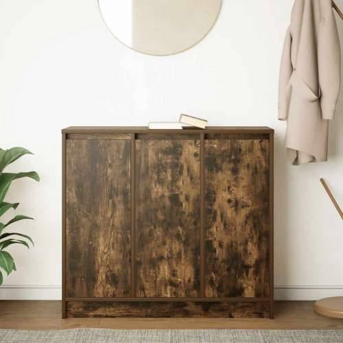 Komoda dimljeni hrast 85x34x76 cm od konstruiranog drva - Dimljeni hrast 1 Cijena