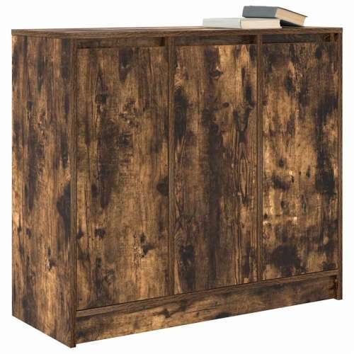Komoda dimljeni hrast 85x34x76 cm od konstruiranog drva - Dimljeni hrast 1 Cijena
