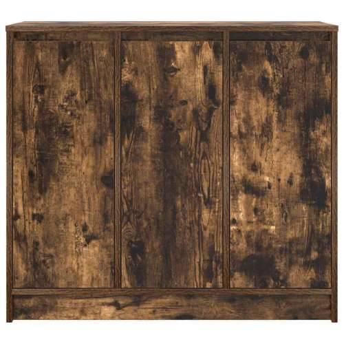 Komoda dimljeni hrast 85x34x76 cm od konstruiranog drva - Dimljeni hrast 1 Cijena