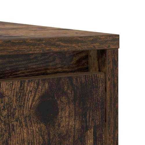 Komoda dimljeni hrast 85x34x76 cm od konstruiranog drva - Dimljeni hrast 1 Cijena