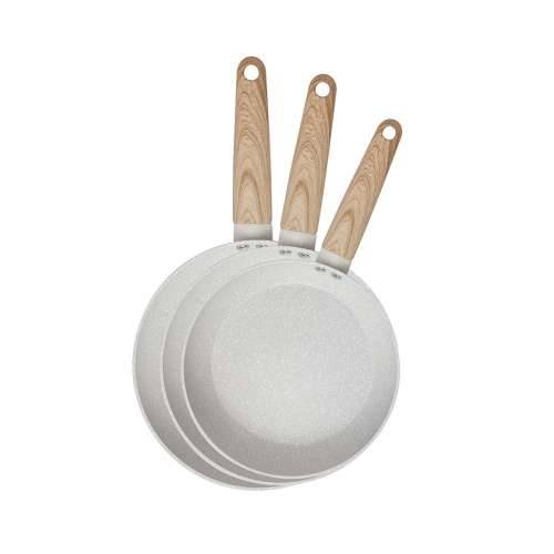 Set tava San Ignacio Krema Ø 18 x 4 cm Ø 22 x 5 cm Ø 26 x 5 cm 3 Dijelovi Cijena