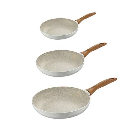 Set tava San Ignacio Krema Aluminij Ø 16 x 3,5 cm Ø 20 x 4,5 cm Ø 24 x 4,5 cm 3 Dijelovi Cijena