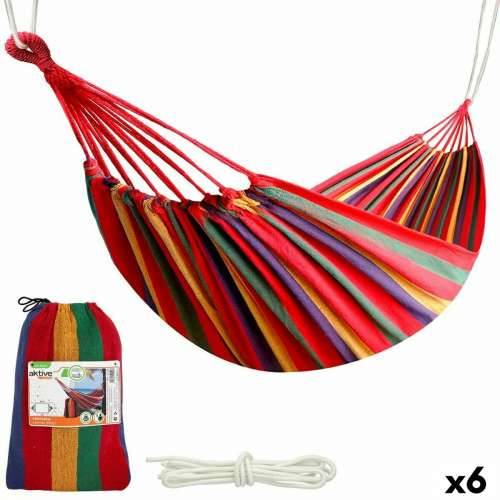 Hamak Aktive Oranžna 200 x 0,4 x 100 cm (6 kom.) Cijena