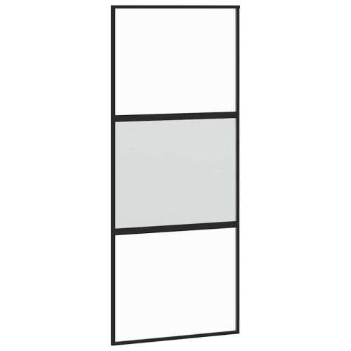 Klizna vrata s priborom crna 90 x 205 cm kaljeno staklo - black, matt and transparent 90 x 205 cm (klizna vodilica od 183 cm) 1  Cijena