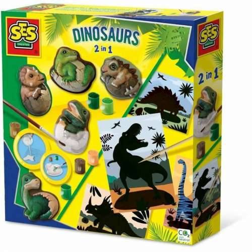Set za crtanje SES Creative 2 in 1 Dinosaurs Cijena