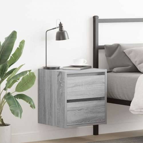 Zidni noćni ormarići 2 kom boja sivog hrasta sonome 38x34x40 cm - Sivi hrast sonoma 2 Cijena