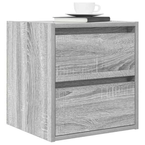 Zidni noćni ormarići 2 kom boja sivog hrasta sonome 38x34x40 cm - Sivi hrast sonoma 2 Cijena