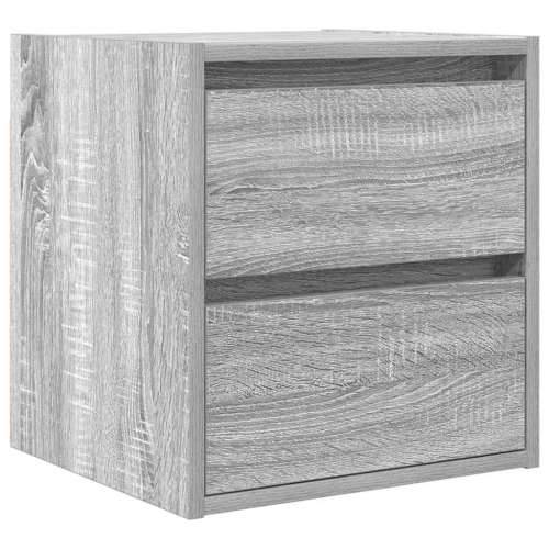 Zidni noćni ormarići 2 kom boja sivog hrasta sonome 38x34x40 cm - Sivi hrast sonoma 2 Cijena
