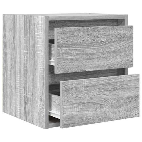 Zidni noćni ormarići 2 kom boja sivog hrasta sonome 38x34x40 cm - Sivi hrast sonoma 2 Cijena