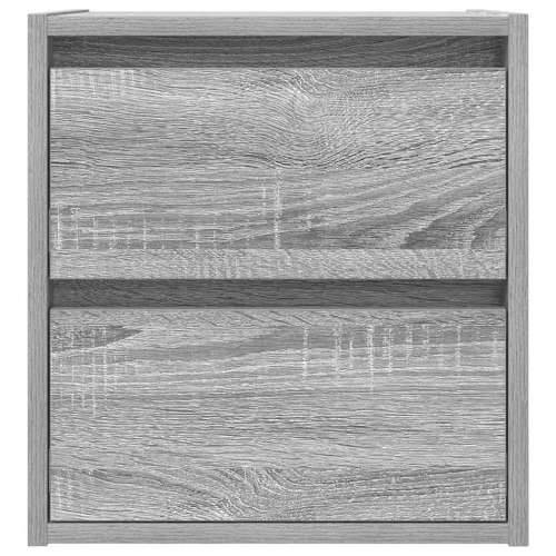 Zidni noćni ormarići 2 kom boja sivog hrasta sonome 38x34x40 cm - Sivi hrast sonoma 2 Cijena