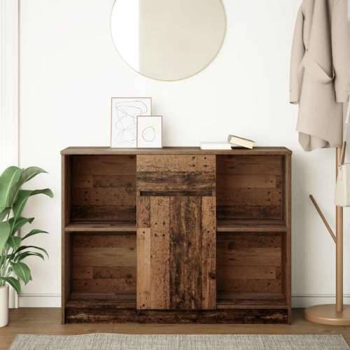 Komoda s ladicama staro drvo 101x35x76 cm konstruirano drvo - Staro drvo 1 Cijena